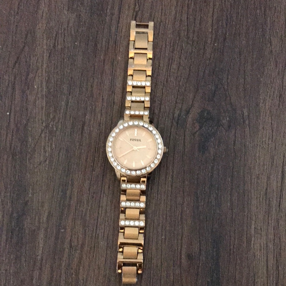 Fossil Watch , Bronze tone